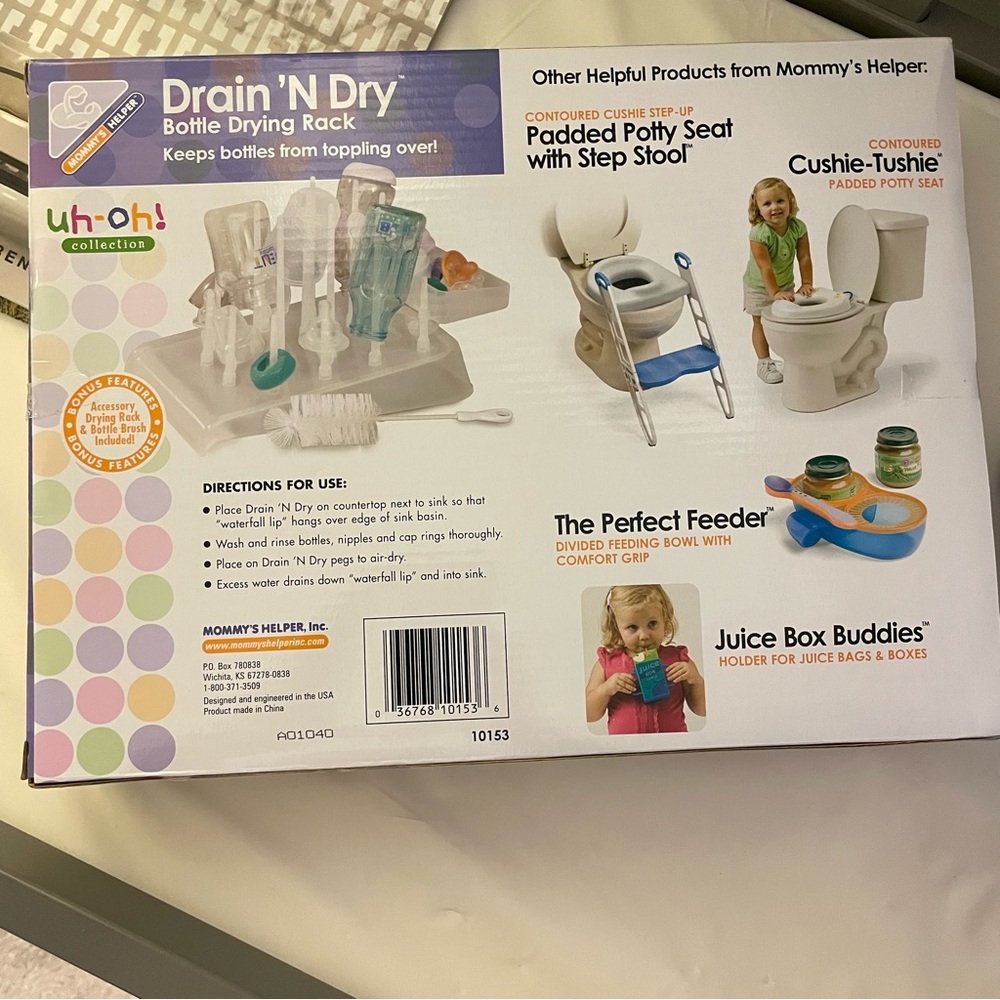 New Baby Bottle Drying Rack Drain n’ Dry